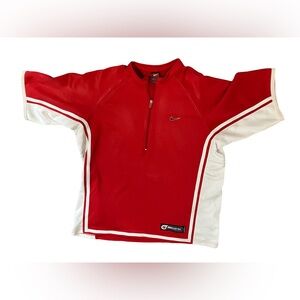 Nike Vintage Red  Jersey with Logo Patch Alpha Project